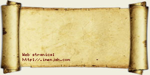 Anja Alimpić vizit kartica